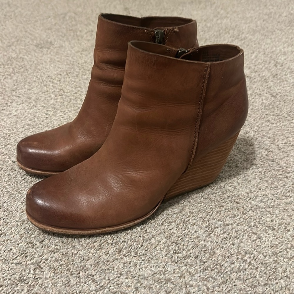 Kork-Ease brown ankle boots